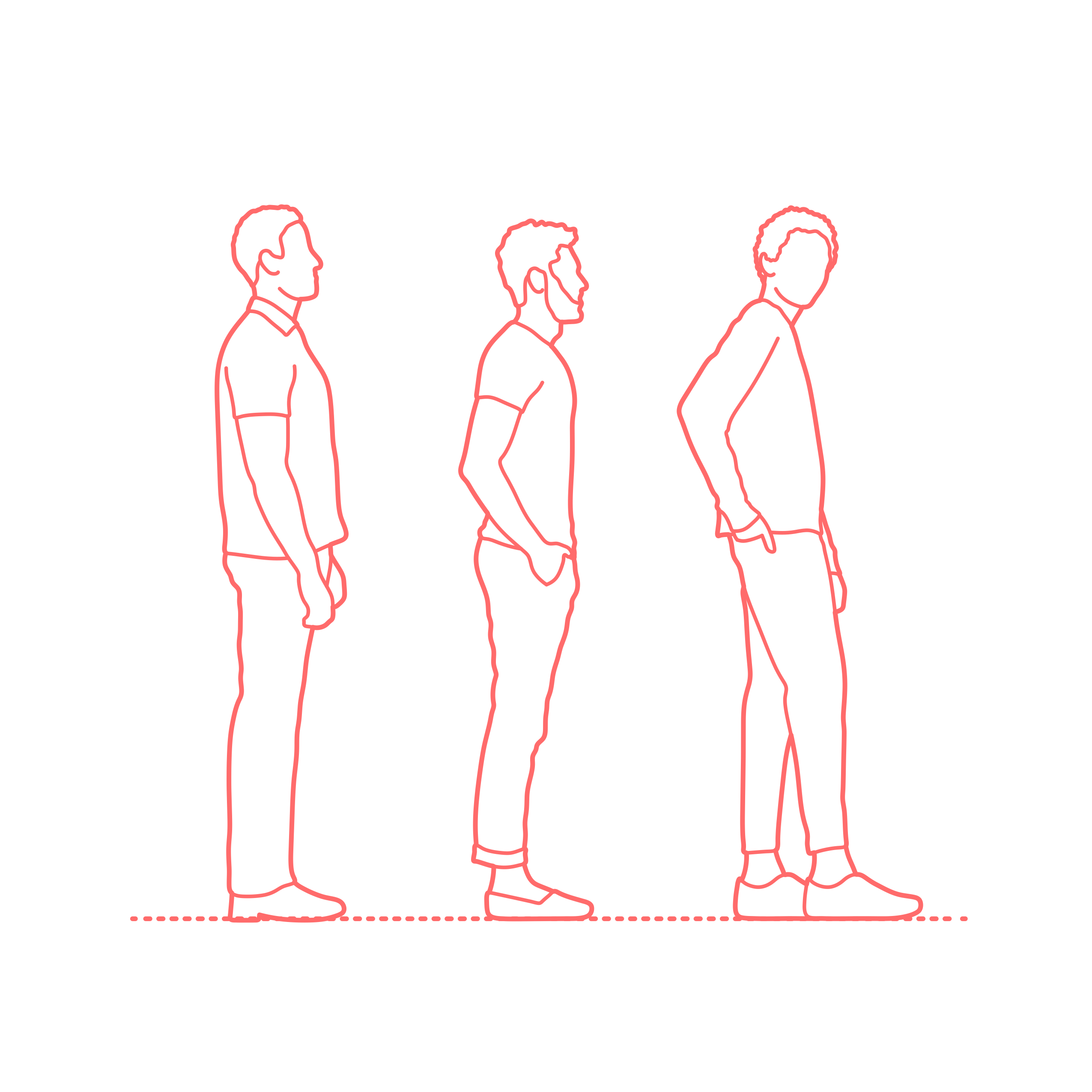 Humans Standing Male Side Vinyl Svg File Free Vectors